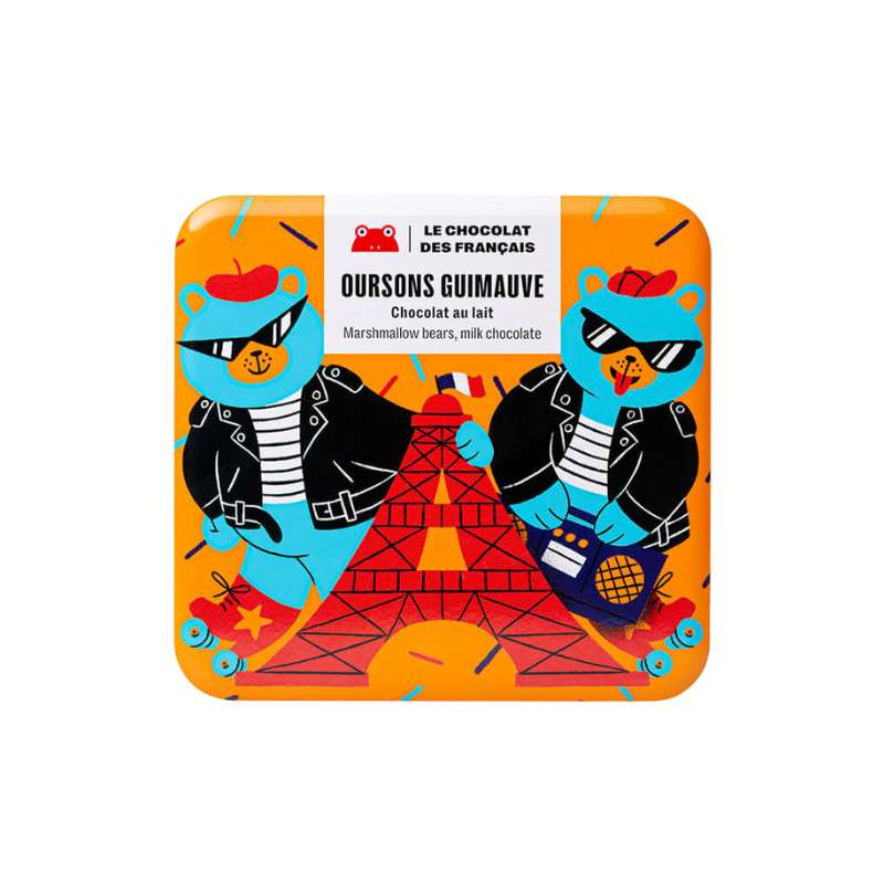 Coffret De 6 Oursons Guimauve Chocolat Au Lait