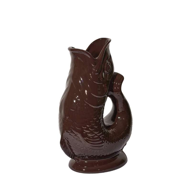 Carafe vase poisson en céramique Guggle - Gluckigluck
