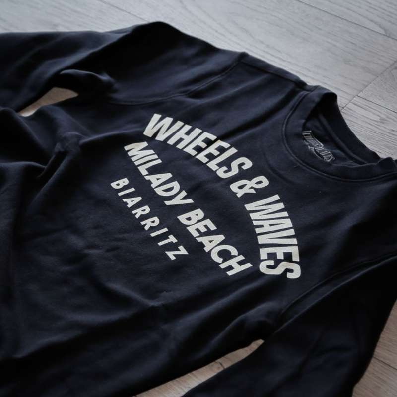 Sweat Milady Col Rond Logo