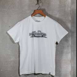 Tee-shirt F250 Mc Jersey Logo Blanc Print Poitrine
