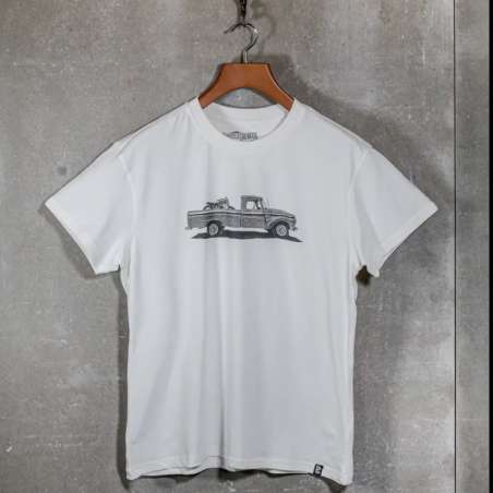 Tee-shirt F250 Mc Jersey Logo Blanc Print Poitrine