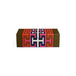 Boîte de rangement décorative en bois laqué - Jonathan Adler