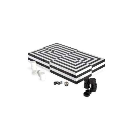 Op Art Backgammon Set