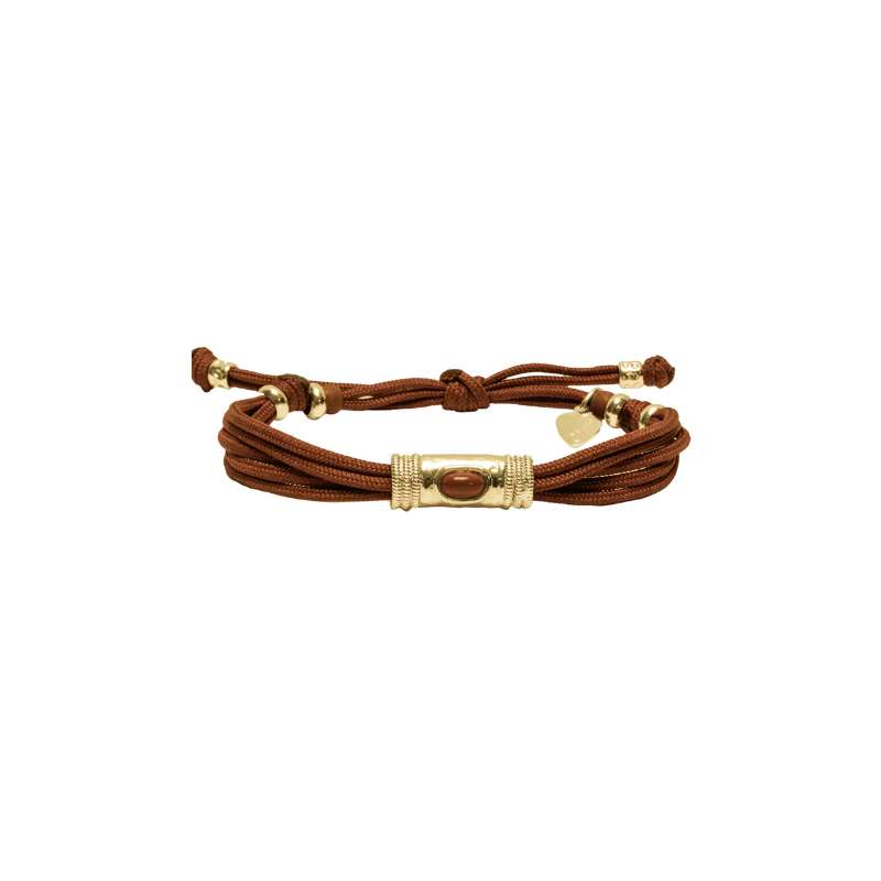 Bracelet Cordon Douille Martel Pierres Naturelles