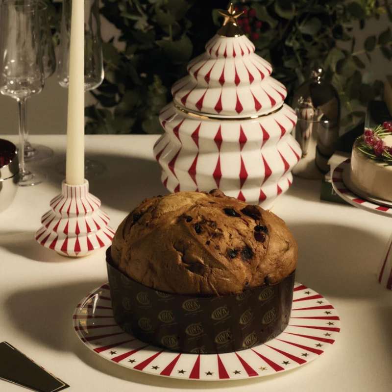 Plat Panettone Porcelaine