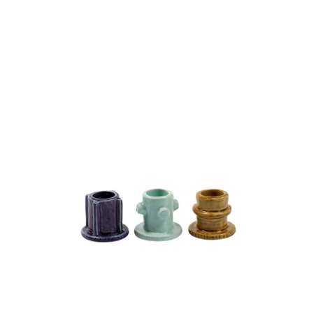 Candle Holder 04 Beige Molly