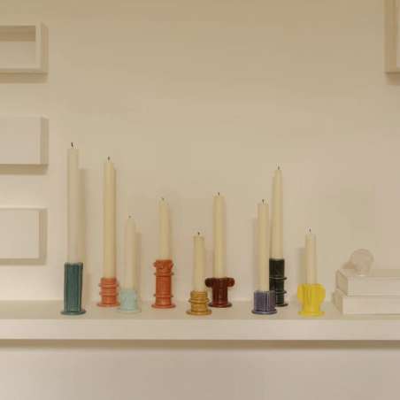 Candle Holder 04 Beige Molly