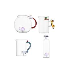 ICHENDORF MILANO Tabby Cat Bol Pour Chat Couché Queue Blanche Et Grise