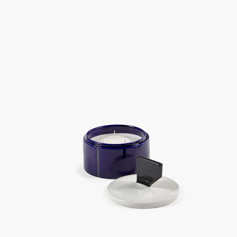 Scented Candle L Blue Black Ca