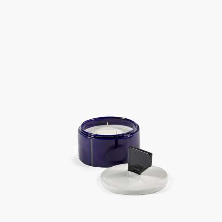 Scented Candle L Blue Black Ca
