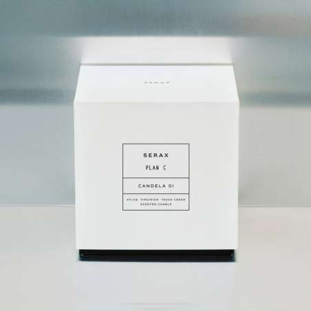 Scented Candle L Blue Black Ca