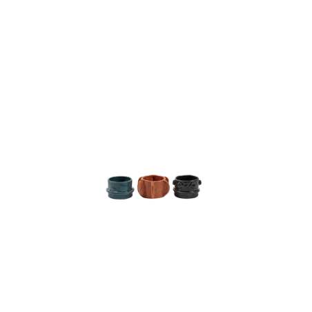 Tealight Holder Ass/3 Glazed M