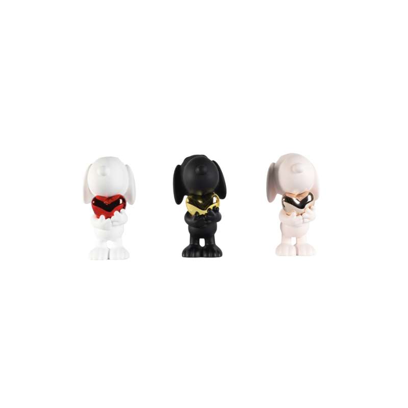 Snoopy Coeur Set 3 Pieces