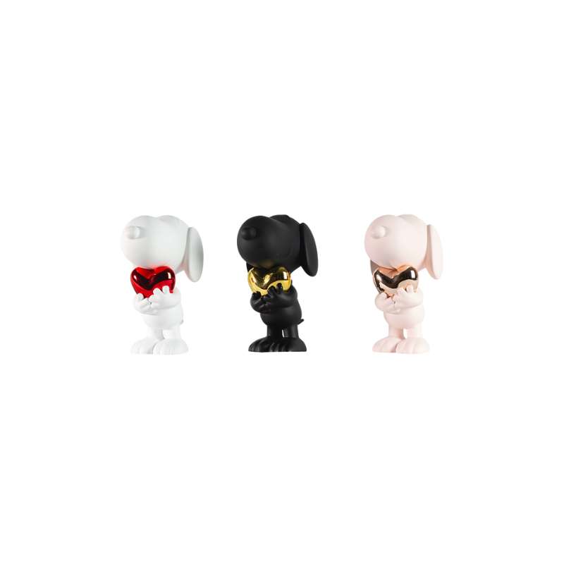 Snoopy Coeur Set 3 Pieces