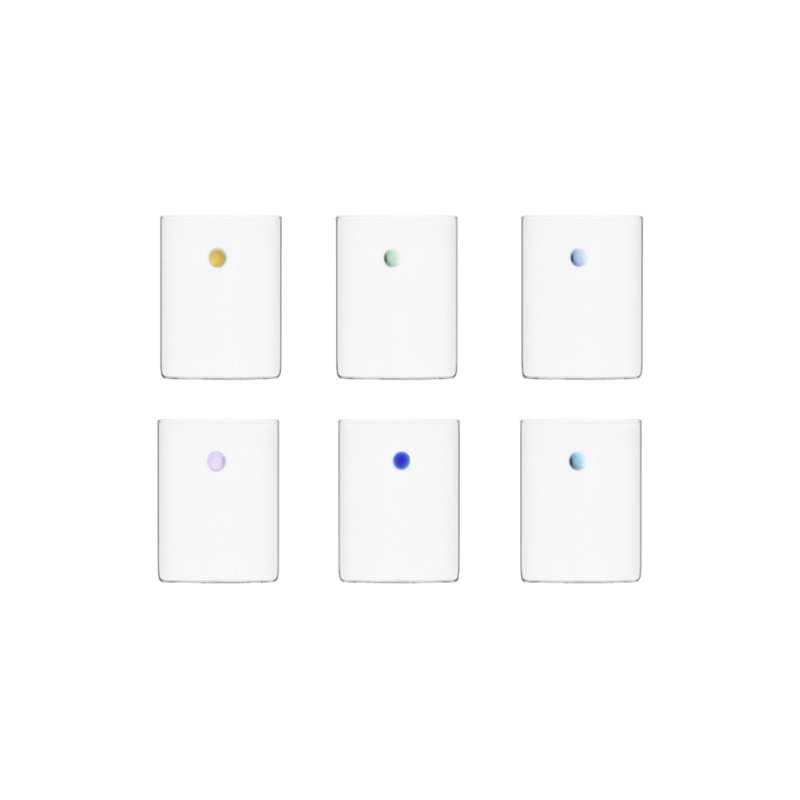 Set 6 Glass Soleil