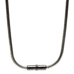 Collier Chaine Serpent Avec Douilles Martelees