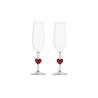 Set De 2 Stem Glass Cuore Tumbler Cuore