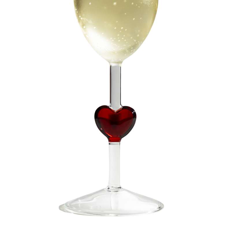 Set De 2 Stem Glass Cuore Tumbler Cuore