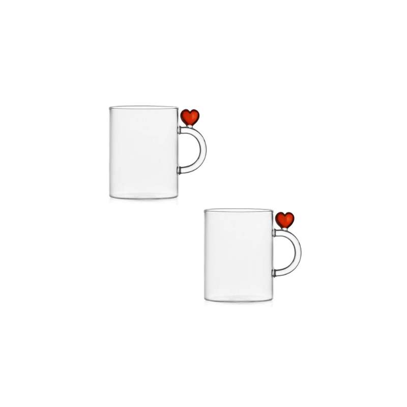 Set De 2 Mug Cuore Tumbler Cuore