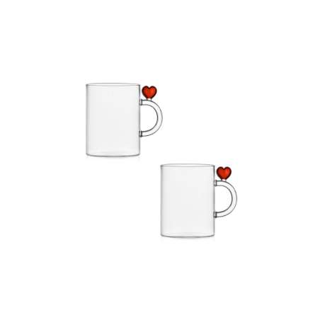 Set De 2 Mug Cuore Tumbler Cuore
