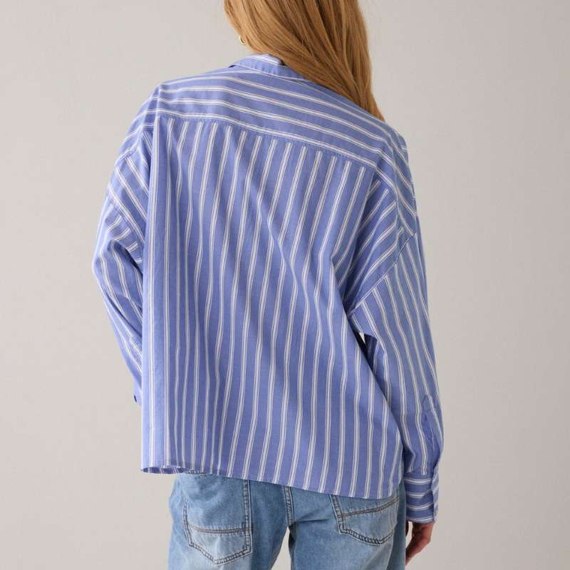 Blouse Shirt Stripe