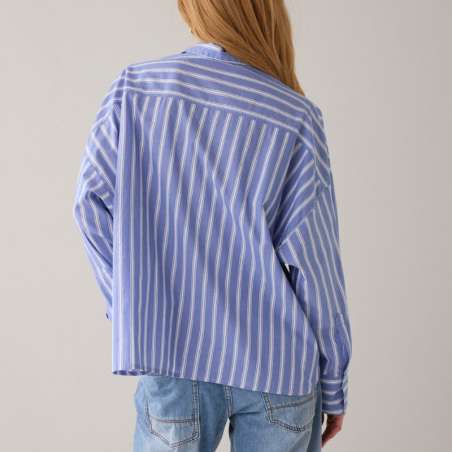 Blouse Shirt Stripe