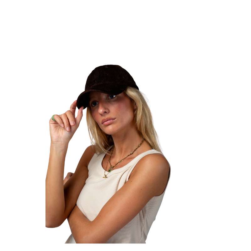 CASQUETTE EN VELOURS CÔTELÉ MIXTE - CÔTELÉ