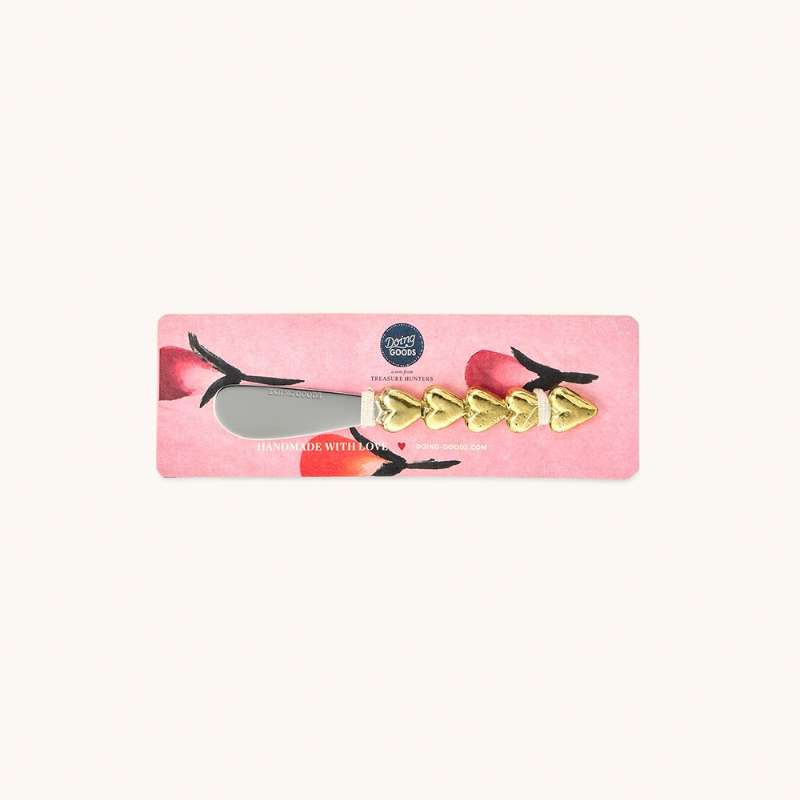 Holly Heart Butter Knife