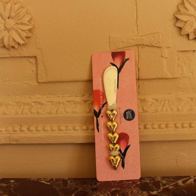 Holly Heart Butter Knife