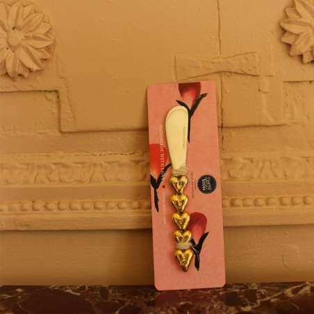 Holly Heart Butter Knife