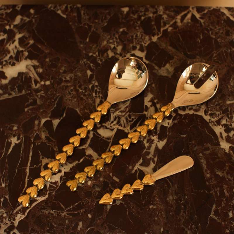 Holly Heart Butter Knife