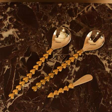Holly Heart Butter Knife