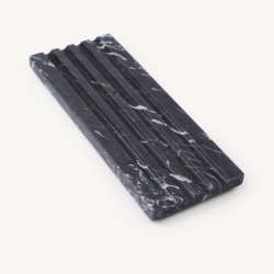Grand Porte Savon Sirius En Marbre Noir