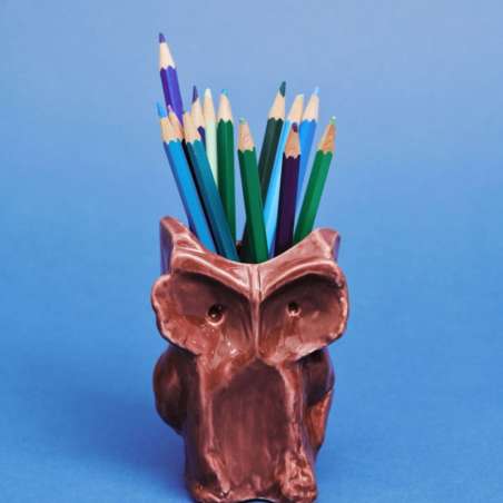 Owl Vase After Midnight