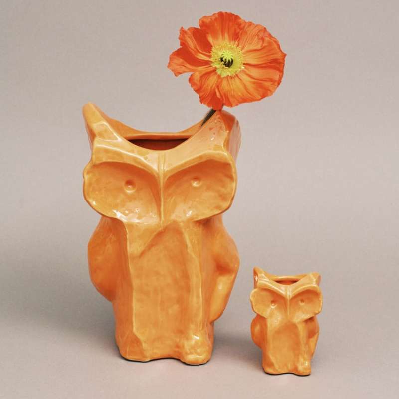 Owl Vase After Midnight