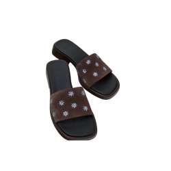 Sandales Pello EbonyEmbr.flowers/dana Ebony