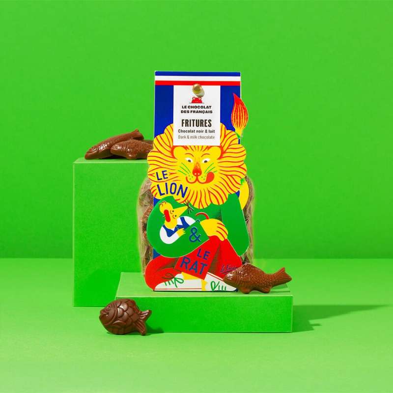 Sachet De Friture ChocolatNoir Et Lait (150g)