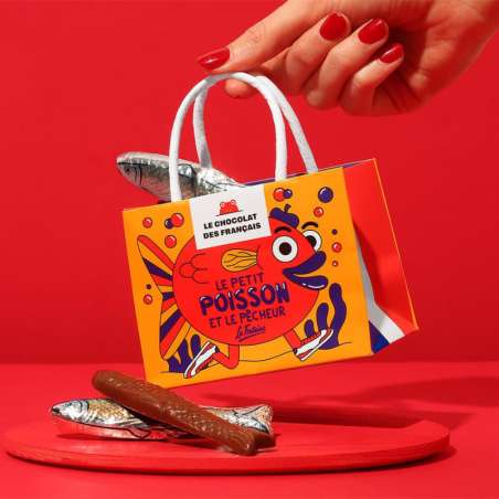 Mini-sac 4 SardinesAu Chocolat Au Lait (40g)
