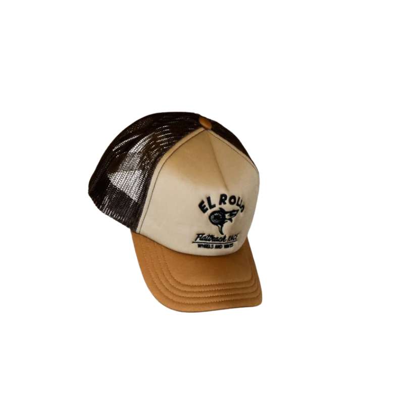 El Rollo Trucker Cap Mousse Mesh Broderie