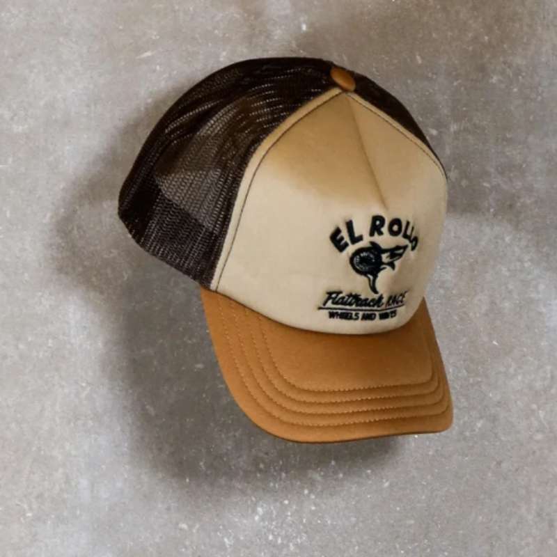 El Rollo Trucker Cap Mousse Mesh Broderie