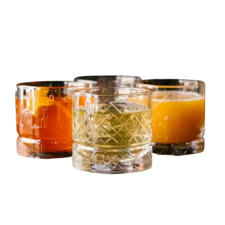 Coffret 4 gobelets à whisky "Dandy"