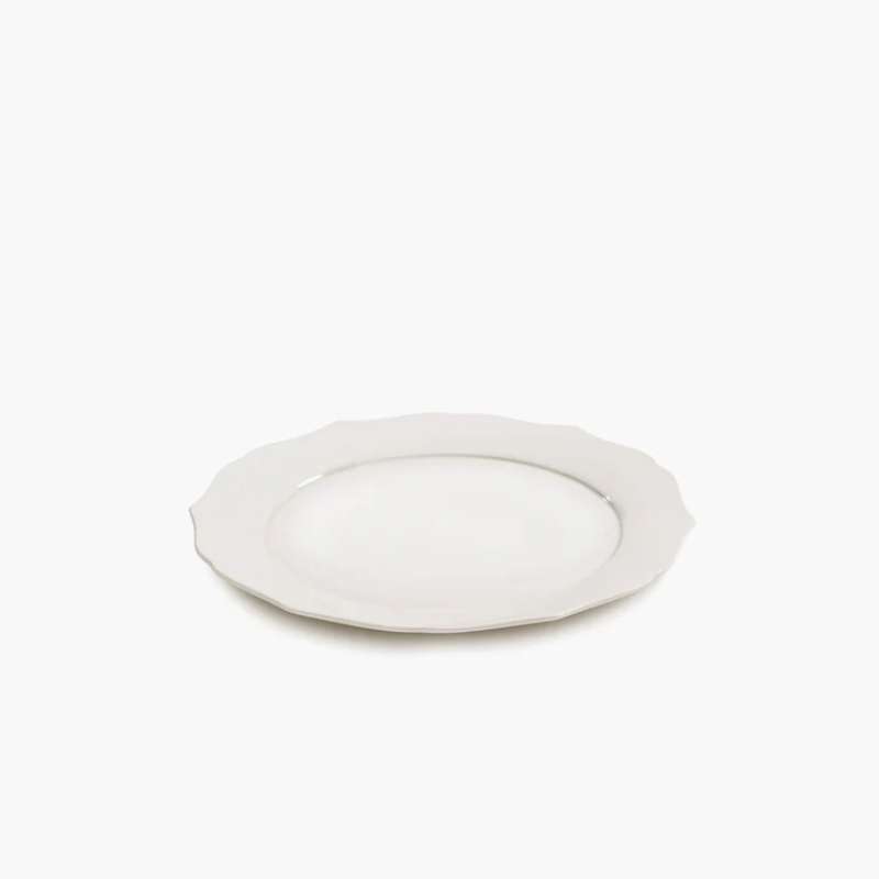 Silhouette Dinner Plate 01wht