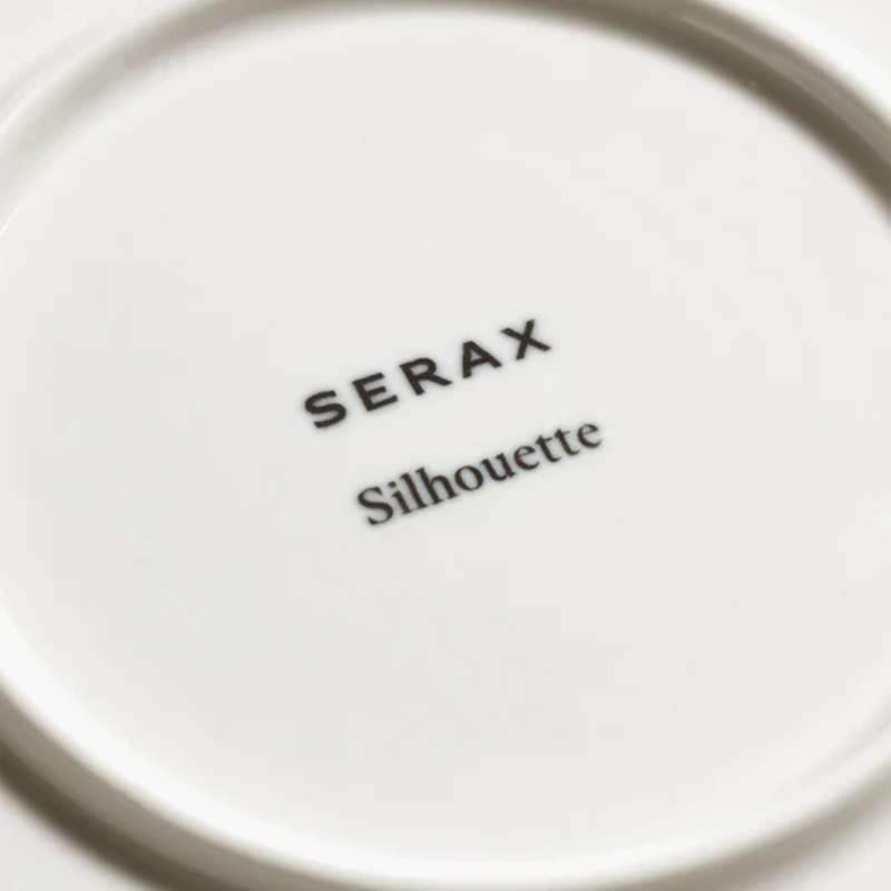 Silhouette Dinner Plate 01wht