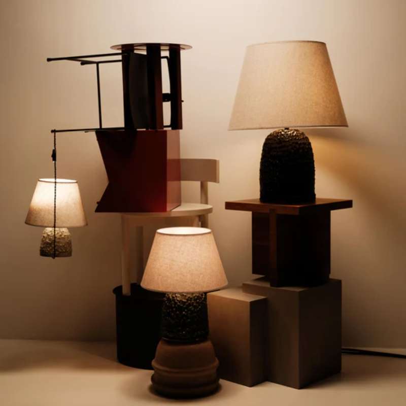 Table Lamp Green Tronco