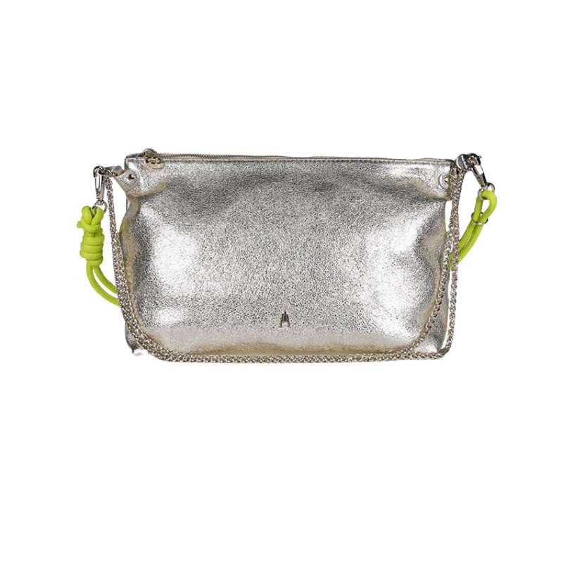 Sac Mallow en cuir d'agneau lavé - Craie