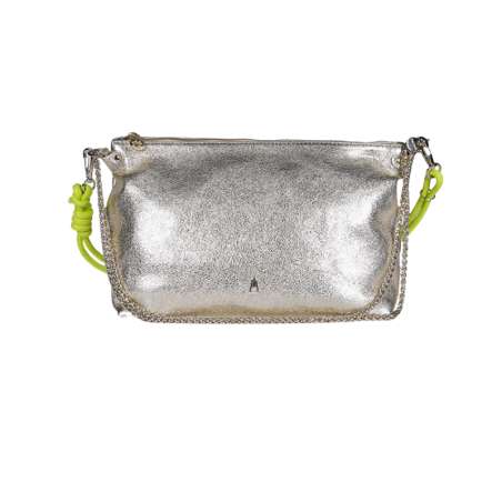 Sac Mallow en cuir d'agneau lavé - Craie