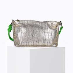 Sac Mallow en cuir d'agneau lavé - Craie