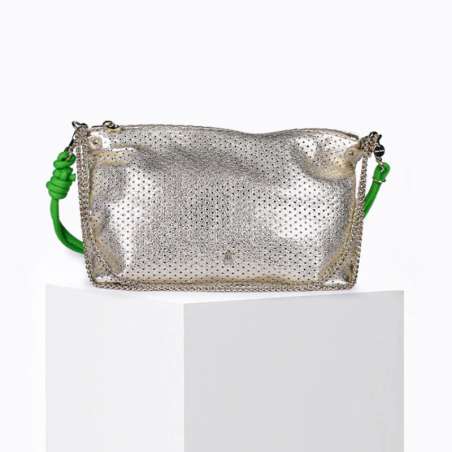 Sac Mallow en cuir d'agneau lavé - Craie