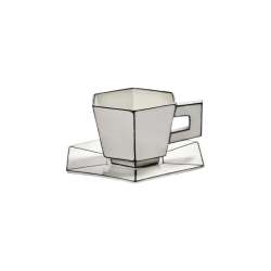 Cappuccino Cup + Saucer White/