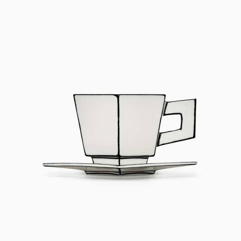 Cappuccino Cup + Saucer White/